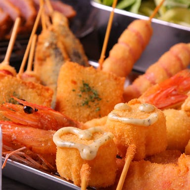 串カツ 小鉄 道頓堀店_宴会に☆飲み放題付きコース♪