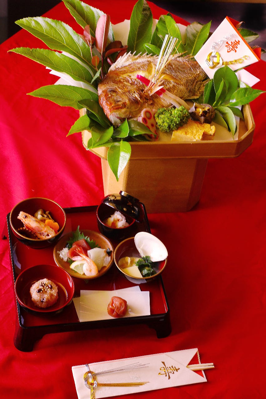 日本料理しみずや コース お祝い事 御法事 お食い初め などなど ご予算に合わせて 写真は お食い初めセット ぐるなび