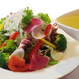 10種の彩り野菜のサラダ～自家製ドレッシング～