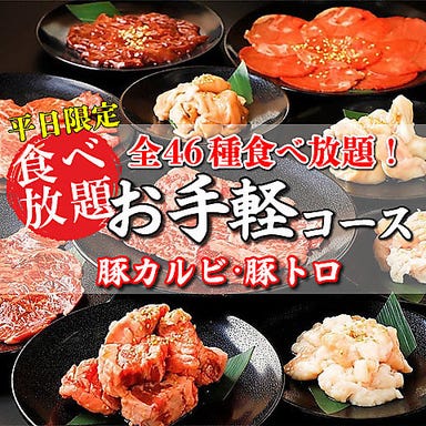 完全個室 焼肉食べ放題 いずみ精肉店 天文館店  コースの画像