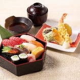 平日限定ランチプラン『寿司天ぷら御膳』～お昼のちょっと贅沢和食御膳～ 個室 接待
