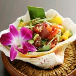 本場ハワイを感じられるお料理を多数ご用意しております！