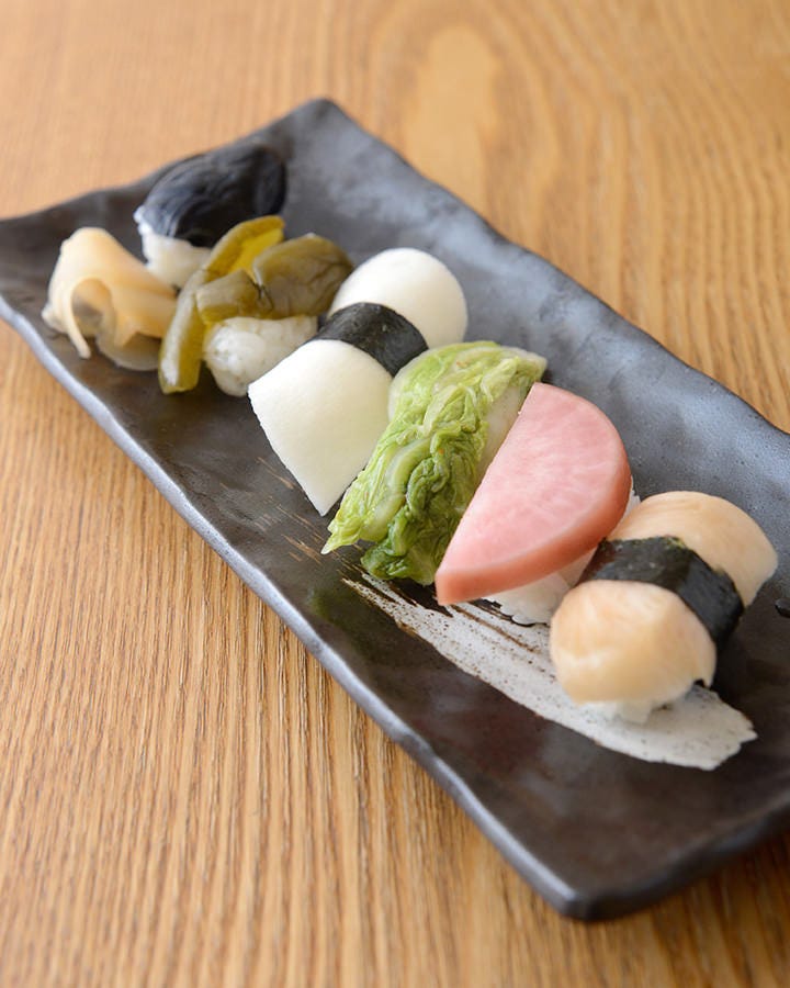 京都のお漬物寿司