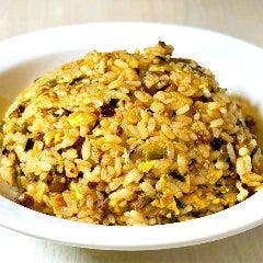 高菜と挽肉のチャーハン