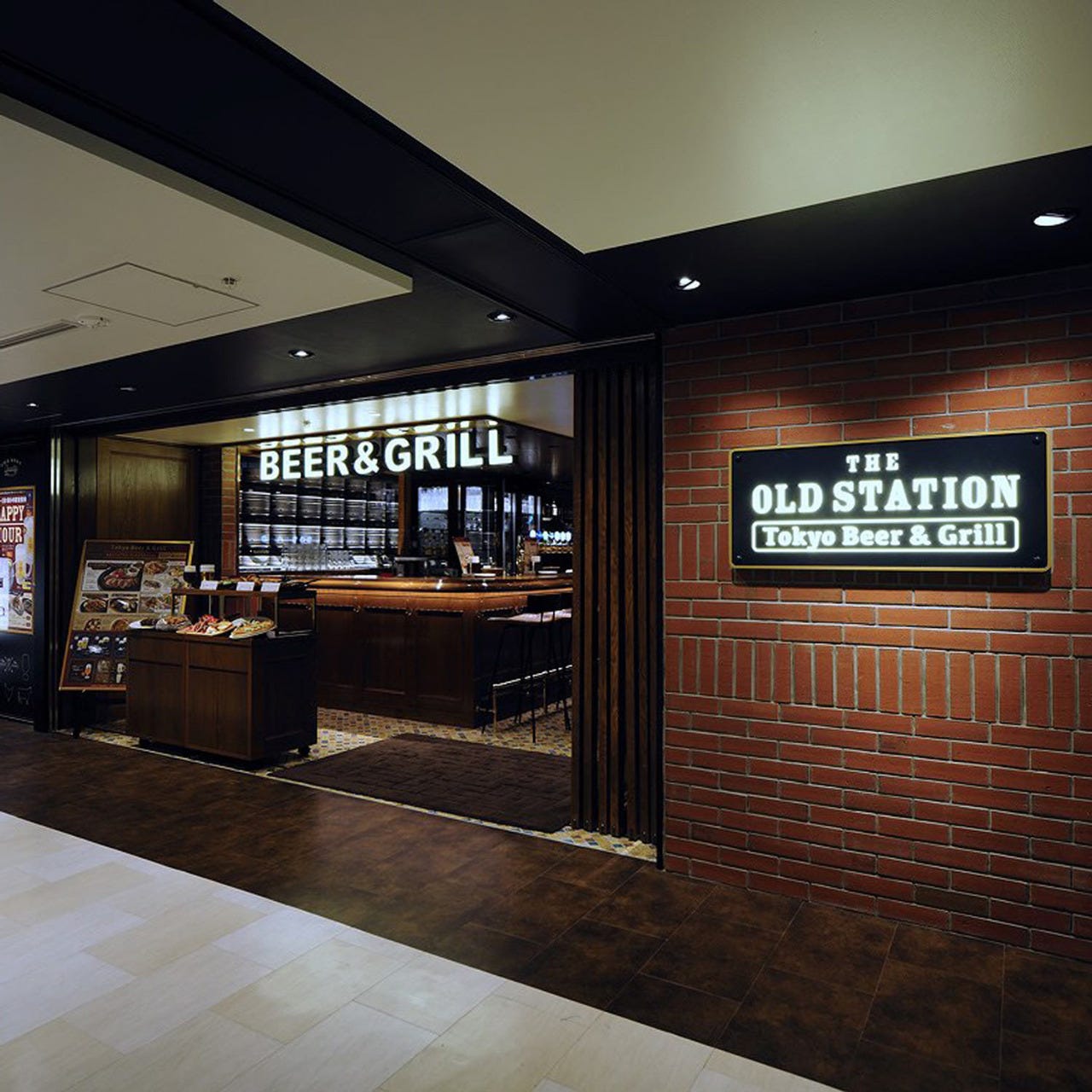 オールドステーション 東京店（THE OLD STATION）_東京駅八重洲北口改札の2階
アクセス抜群の好立地