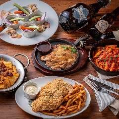 オールドステーション 東京店（THE OLD STATION）_「昼飲み」宴会プラン《ランチ宴会コース》飲み放題2時付き4500円
