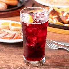 カシスソーダ THE OLD STATION Tokyo_カシスソーダ