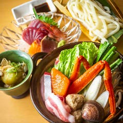 魚と肴と酒処 八仙_【当日予約OK（金曜は前日まで）】季節の鍋料理！前菜やお造り、選べる〆が嬉しい『海鮮八仙 鍋コース』