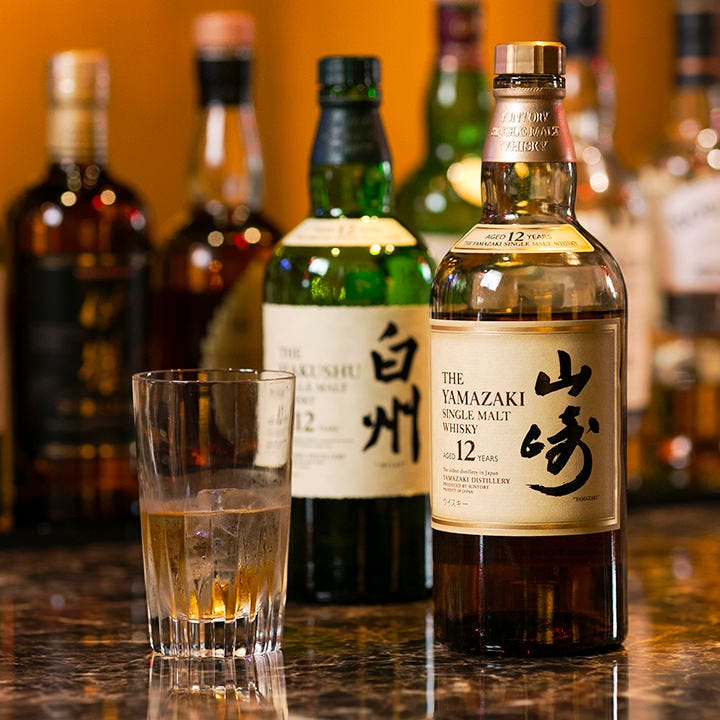 日本が世界に誇る『ジャパニーズウイスキー』を種類豊富にご用意