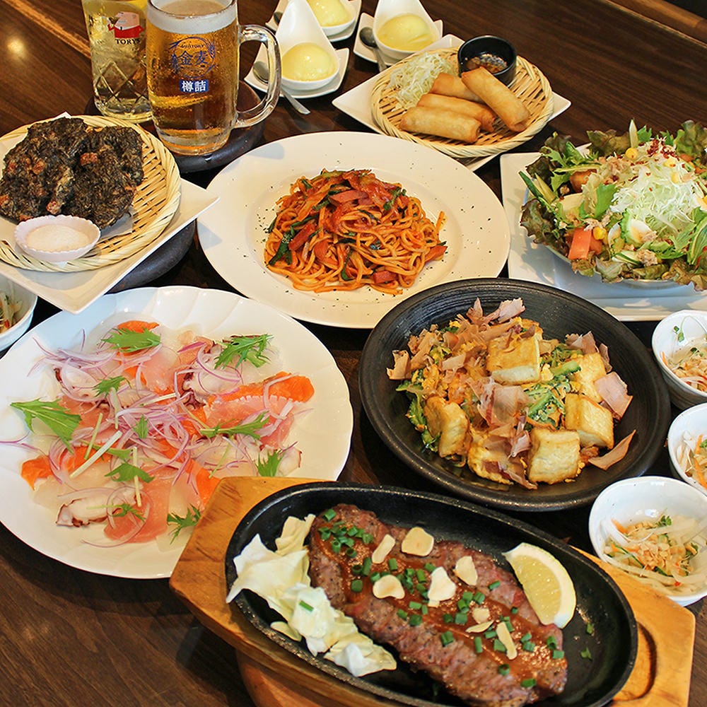 飲み放題付 宴会コース 全9品 3500円 3時間 の詳細 沖縄風居酒屋 あがいてぃーだ 那覇 居酒屋 ぐるなび