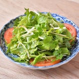 パクチー春菊サラダ