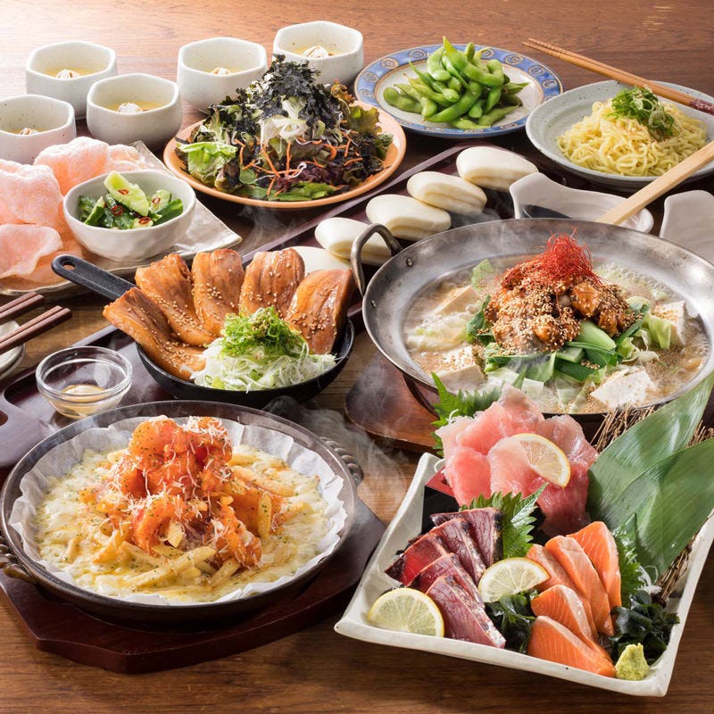 海老チリチーズフォンデュと ちょい痺 コク旨味噌もつ鍋宴会 生ビール付飲み放題 4000円 税込 全9品 の詳細 居酒屋 Nijyu Maru にじゅうまる 田町店 田町 三田 居酒屋 ぐるなび