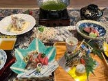 『京都』『夏』といえば鱧、鮎等と京都の食材を組み込ん懐石料理