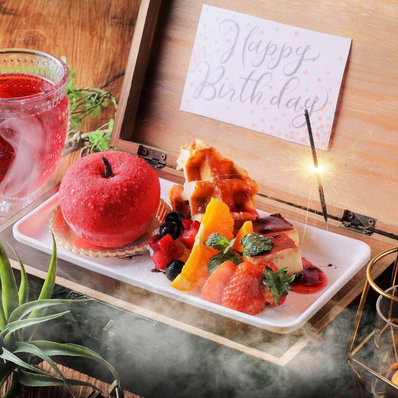 人気の贅沢anniversary 3h飲み放題 8品5000円 4000円 宝箱デザートプレートでサプライズ 宴会 の詳細 全席個室 炙り肉寿司食べ放題 Yokubalu 小倉駅前店 小倉北区 居酒屋 ぐるなび