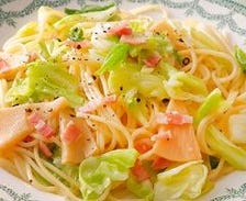 地野菜の塩パスタ