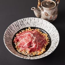宮古牛とアーサ出汁の前屋素麺
