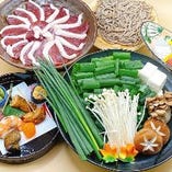 難波葱と合鴨の鍋コース