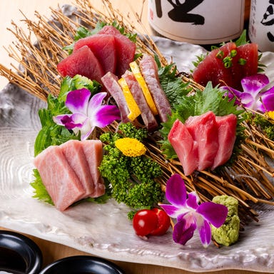 日本酒と個室居酒屋 まぐろ奉行とかに代官 新橋店_産地直送の本まぐろ食べ尽くし♪