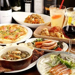 9品のバラエティに富んだコースです