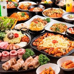 韓国料理 全85種食べ飲み放題 無鉄砲 
