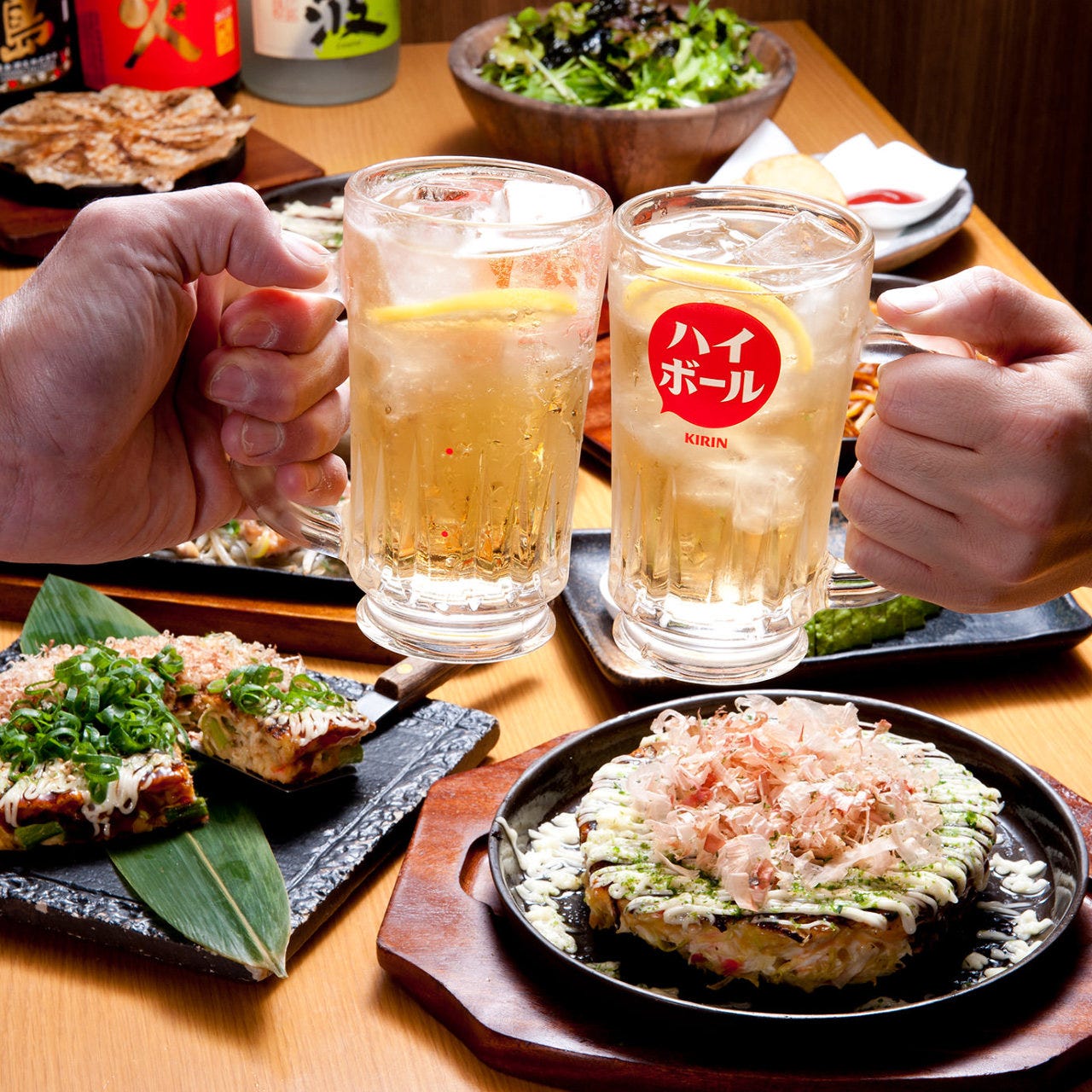 種類豊富なアラカルト飲み放題でお得にたのしもう! お好み焼き・もんじゃ焼き・鉄板焼き 一歩 ヨドバシ仙台店_種類豊富なアラカルト飲み放題でお得にたのしもう!