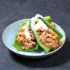 お好み焼き・もんじゃ焼き・鉄板焼き 一歩 ヨドバシ仙台店_ぱりぱり肉味噌ピーマン