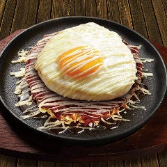 お好み焼き・もんじゃ焼き・鉄板焼き 一歩 ヨドバシ仙台店_トッピングも充実！お好みのトッピングで自分好みのオリジナルなお好み焼きを楽しんで！