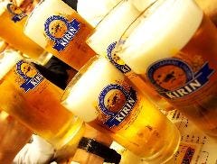 お好み焼き・もんじゃ焼き・鉄板焼き 一歩 ヨドバシ仙台店_【金、土、日、祝日】生ビール付き！90分￥1,600円（税込）プレミアム飲み放題♪　