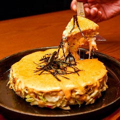 お好み焼き・もんじゃ焼き・鉄板焼き 一歩 ヨドバシ仙台店_明太もちチーズお好み焼き