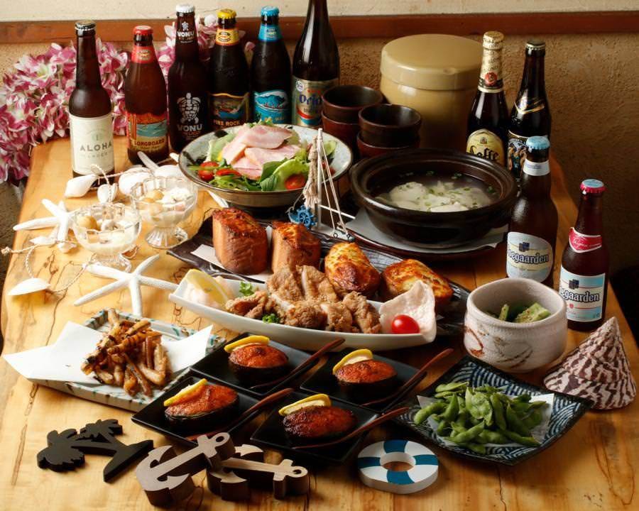 満腹間違いなし！ 会社宴会や、お集まりに♪個室もご用意！2時間30分飲み放題付！【10品】4,500円コースの詳細