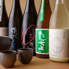 日本酒はお料理との相性でセレクト季節酒や人気の銘柄もご用意