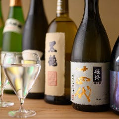 日本酒はお料理との相性でセレクト季節酒や人気の銘柄もご用意
