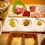 地鶏のお刺身定食