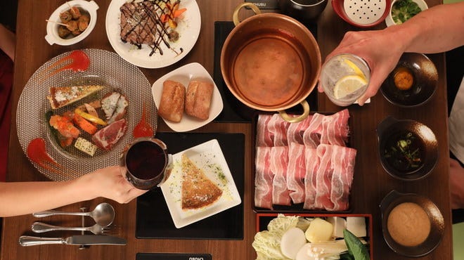 しゃぶしゃぶ×ワイン アスペルジュ