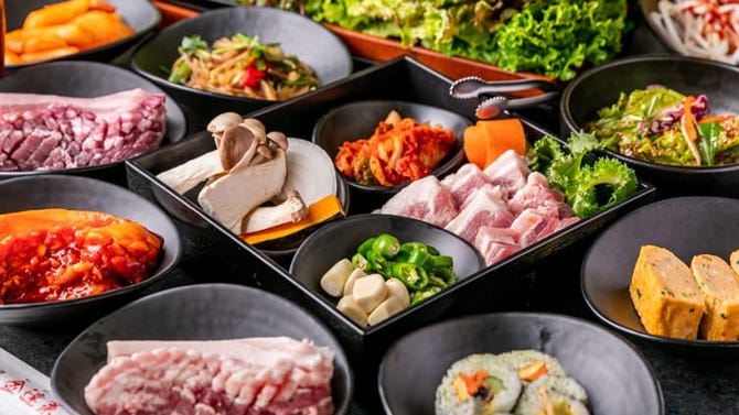 本格韓国料理と生サムギョプサル 金達莱 新大久保 大久保 韓国料理 ぐるなび