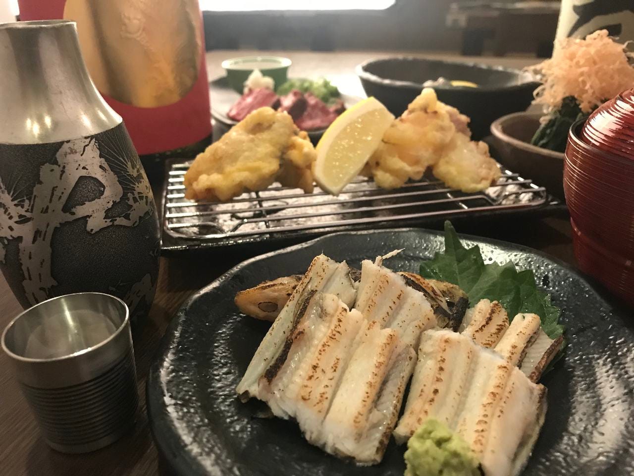 広島満喫セット 広島和牛ステーキ 宮島名物あなご 牡蠣 鯛めしおにぎりなど全8品の詳細 廣島ノ酒処 おたまや 広島市 居酒屋 ぐるなび