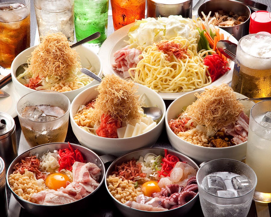 大森で食べ放題 のもんじゃ焼き 見つかる！ネット予約で楽天ポイント
