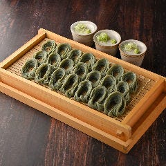 〆は当店自慢の絶品へぎそばをお楽しみください。