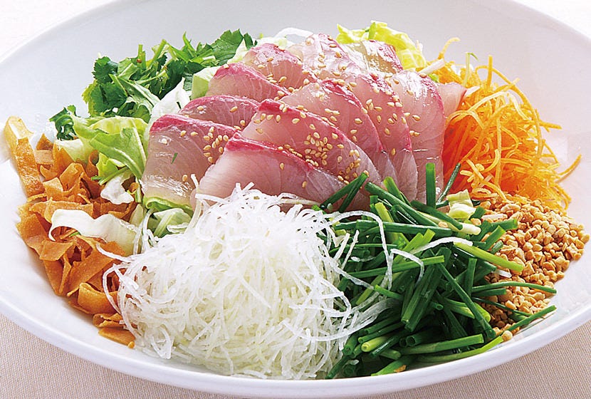 敦煌名物　鮮魚のまぜまぜサラダ