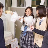 わたあめ、ソフトクリーム、クレープ…人気の体験コーナー♪