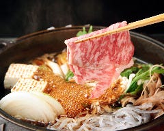 旬を楽しむ懐石ご宴会×全室個室 日本料理あきない　天王町_黒毛和牛のすき焼き