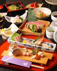 ご宴会【2時間飲み放題・季節の懐石コース】メインは和牛サーロインステーキ、旬を楽しむ 10品　9,020円