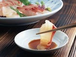 白身の王様　ヒラメの刺身