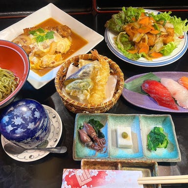 大人数宴会個室×季節を楽しむ海鮮居酒屋 船勢 鹿島田_1番人気【2時間飲み放題付き/春・松コース】寿司三貫、天麩羅、カツ煮、焼き魚〆は信州そばで◎7品5,500円