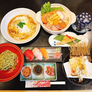 大人数宴会個室×季節を楽しむ海鮮居酒屋 船勢 鹿島田_人気No.2【2時間飲み放題付き/ちゃんこ鍋コース】寿司、天麩羅、カツ煮、〆は信州そばで◎8品6,600円