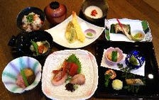 旬魚と野菜がゆったり堪能できる　「葵」会席　　(税込)5,500円　　《お昼のみ》
