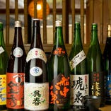 日本酒も季節替わりで色々とご用意！