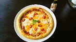 マルゲリータピザ３種のチーズ焼き