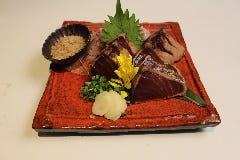 鰹のたたき自家製スモークソルト