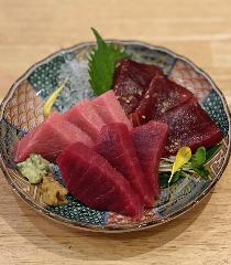 本マグロ三種盛り合わせ